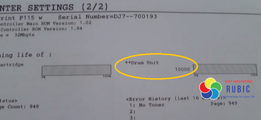 Cách reset trống máy in Fuji Xerox p115